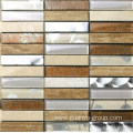 marble and glass mix mosaic